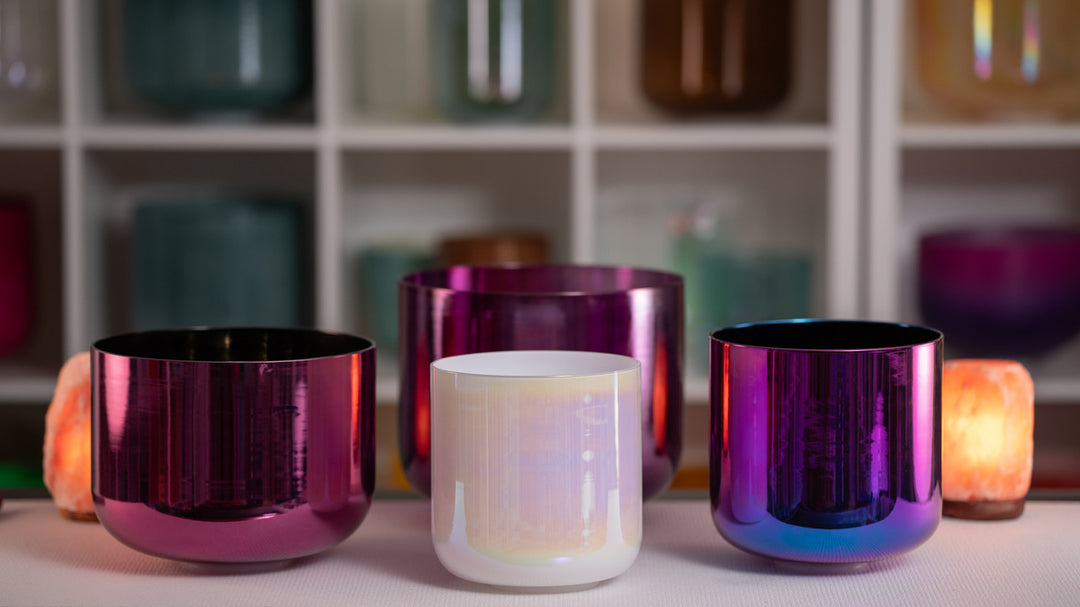 Crystal Singing Bowl Sound healing sets from Bowls of Sound