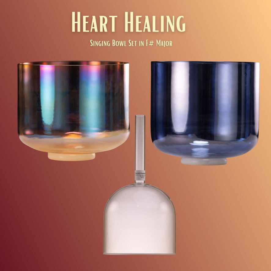 Heart Healing: Singing Bowl Set in F# Major from Bowls of Sound