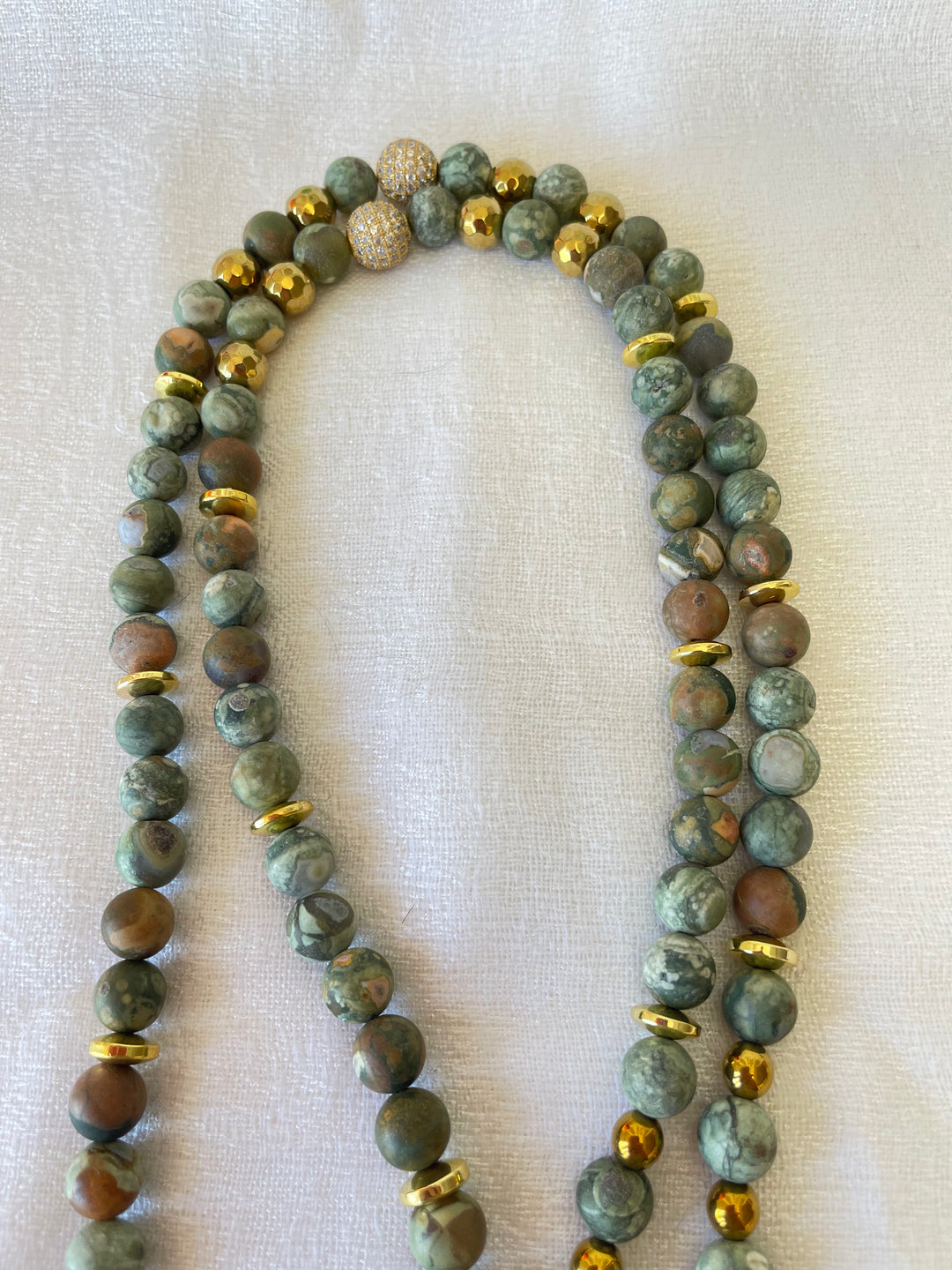Rainforest Jasper Mala