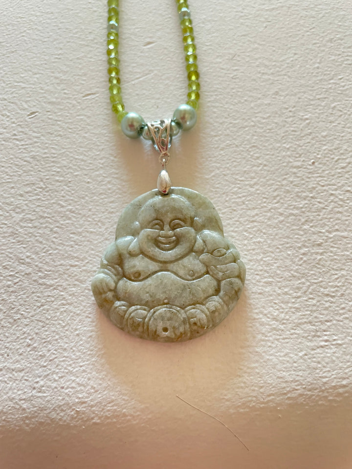 Faceted Peridot Necklace