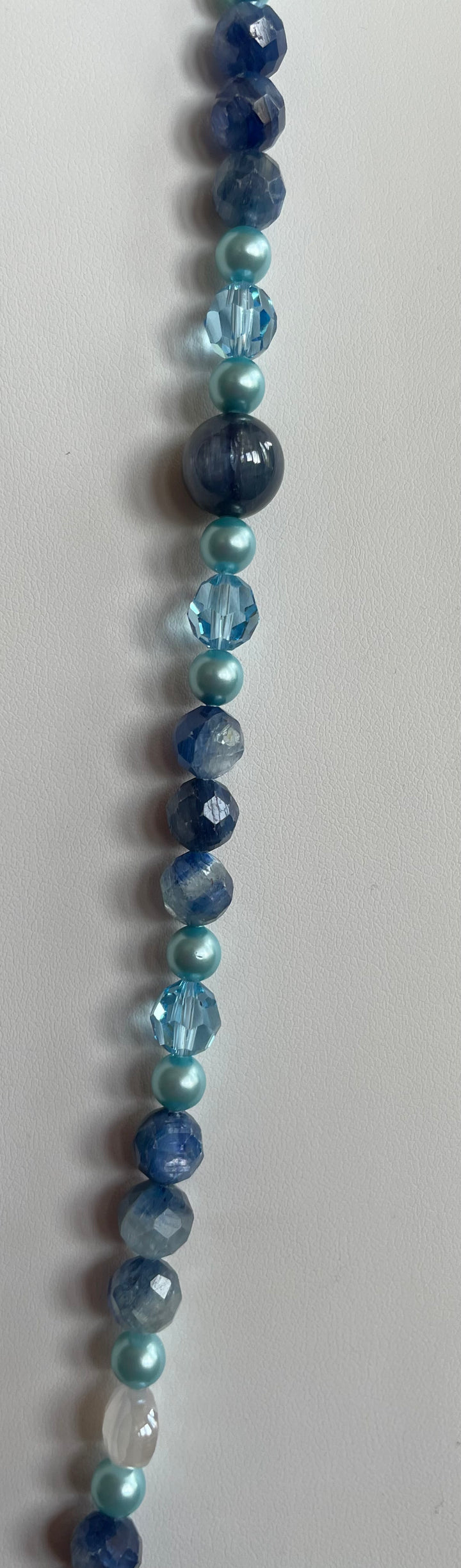 Mala necklace close up