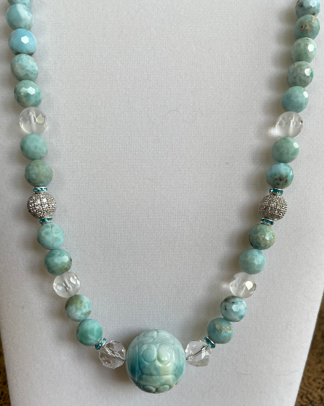 Larimar Necklace made by Tara Kaur