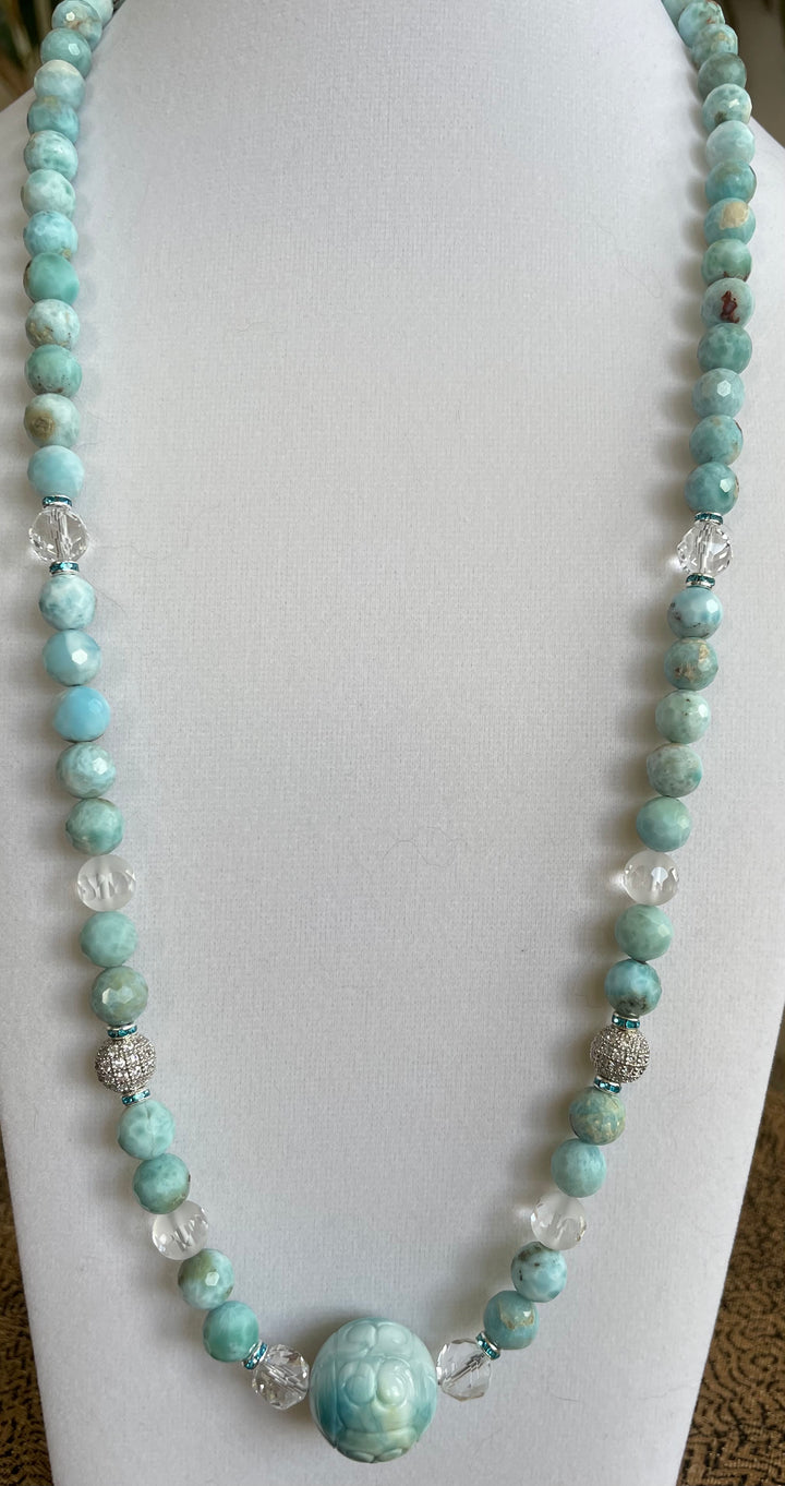 Larimar Necklace made by Tara Kaur