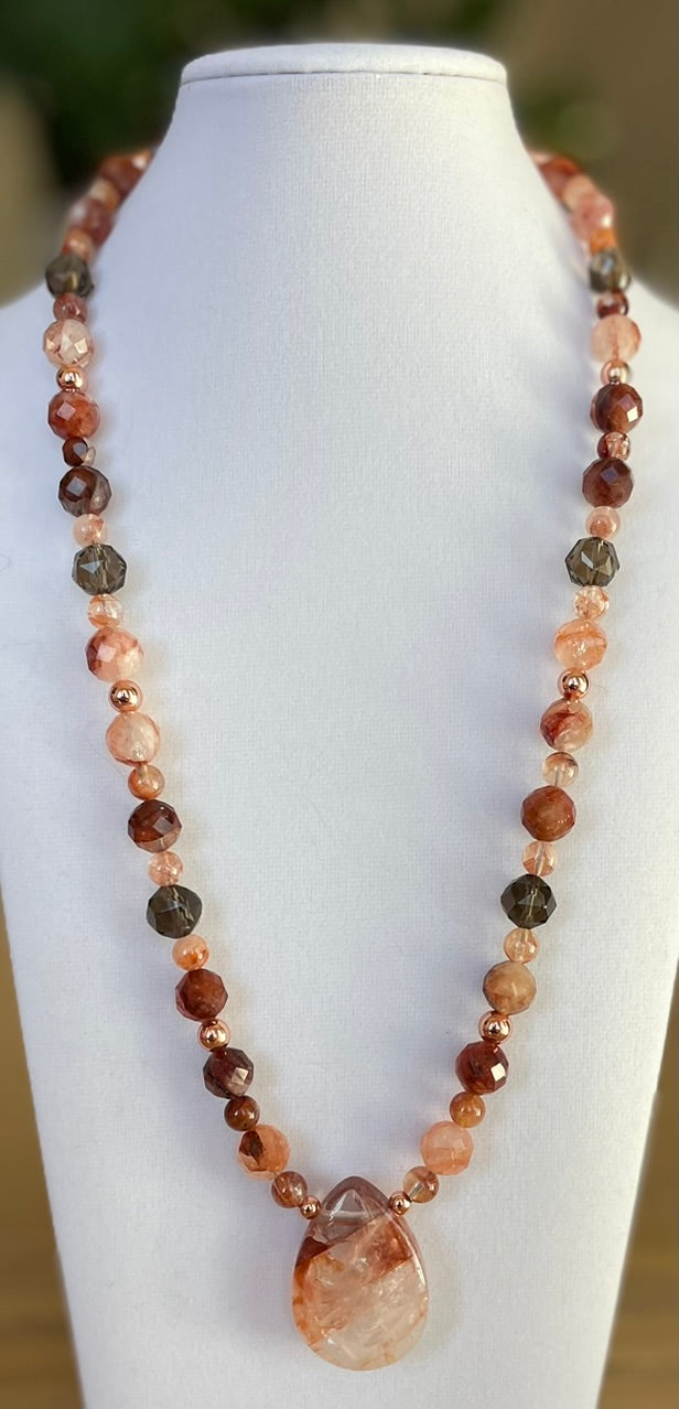 Lepidocrocite Necklace made by Tara Kaur