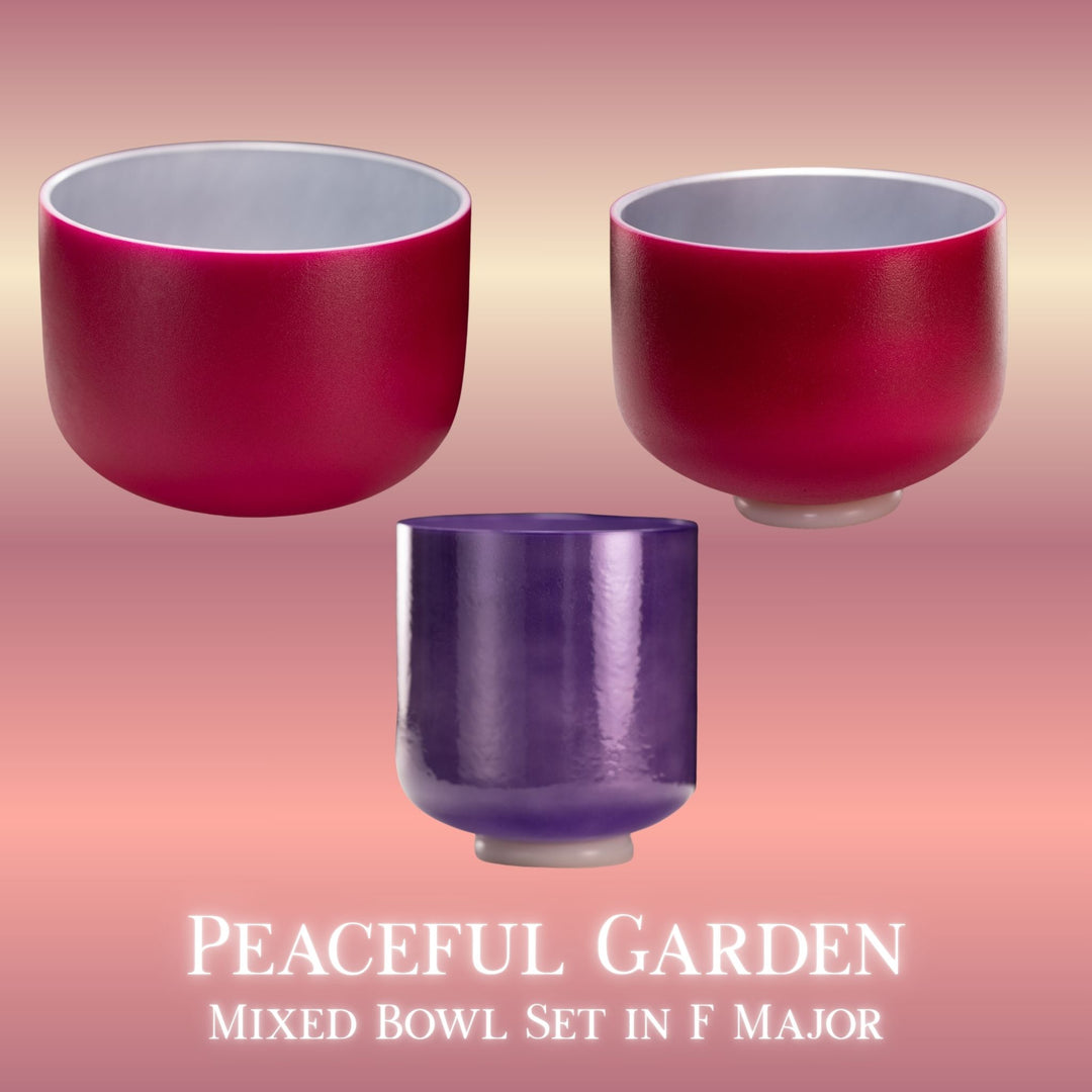 Peaceful Garden: Mixed Bowl Set in F Major