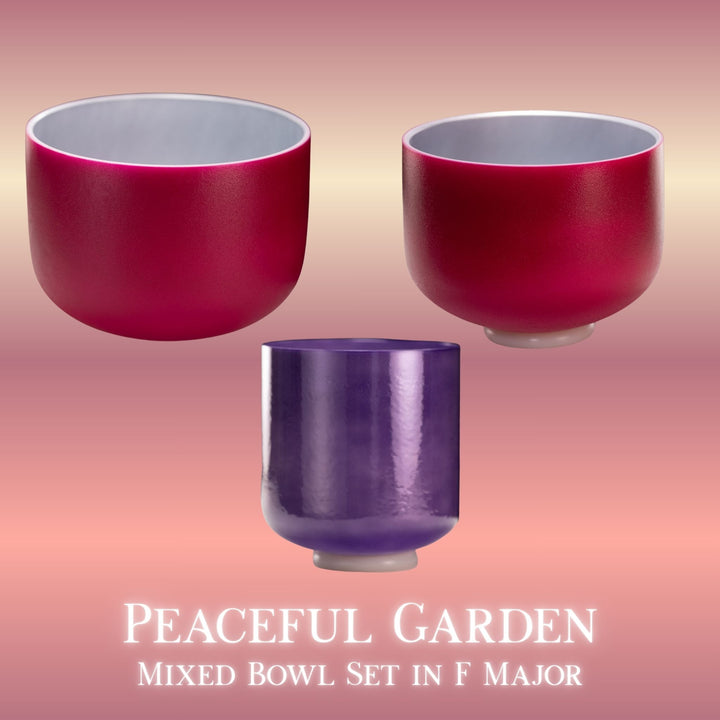Peaceful Garden: Mixed Bowl Set in F Major