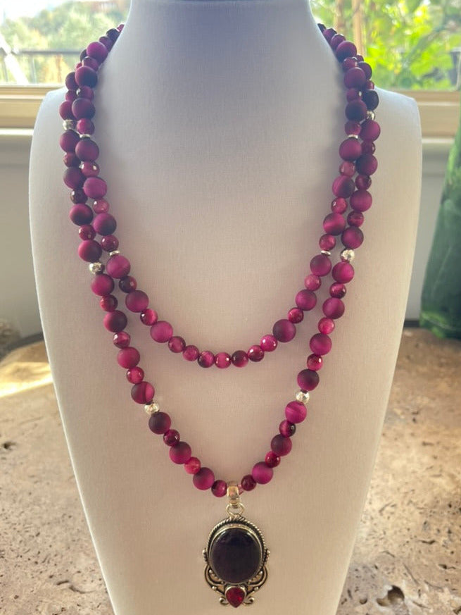 Gemstone necklace from Tara Kaur