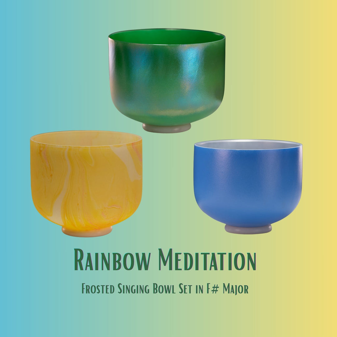 Rainbow Meditation Sound Healing Set from Bowls of Sound