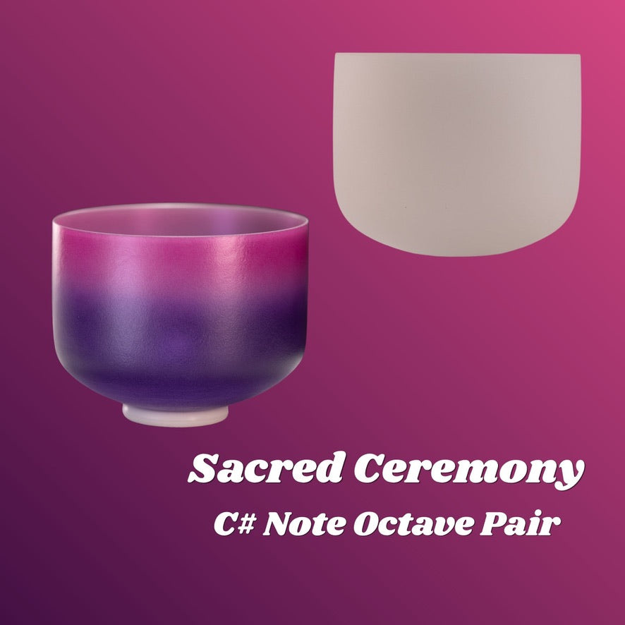 Sacred Ceremony Singing Bowl Set from Bowls of Sound