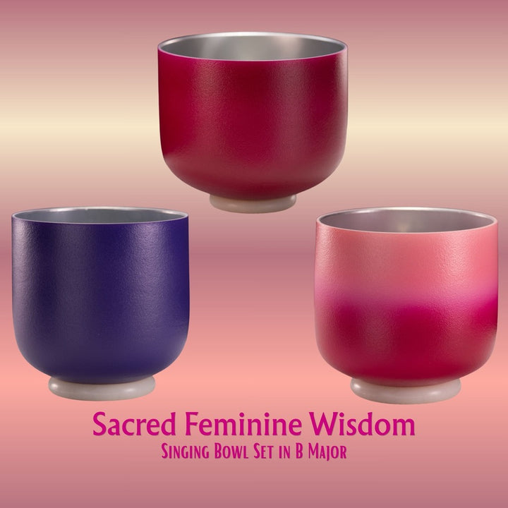 Sacred Feminine Wisdom Set from Bowls of Sound