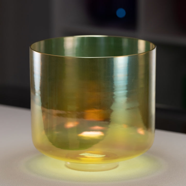 Yellow Crystal Singing Bowl from Bowls of Sound