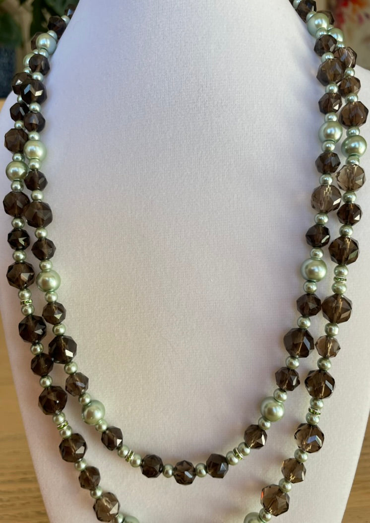 Smoky Quartz necklace made by Tara Kaur