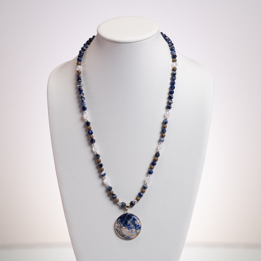 Sodalite Necklace made by Tara Kaur