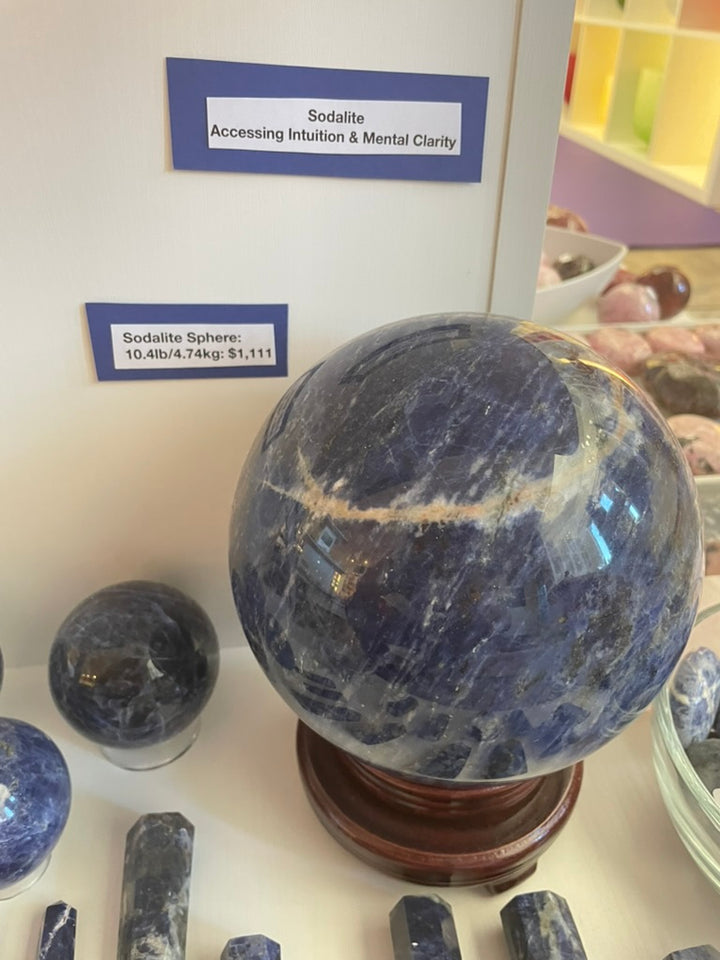 Sodalite Sphere from Sedona Crystal Temple