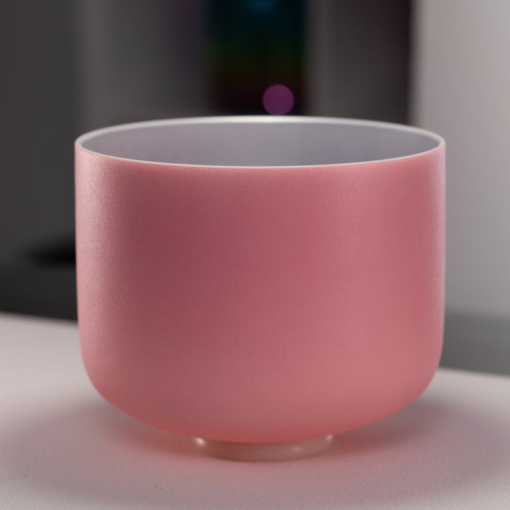 Frosted Crystal Singing Bowls