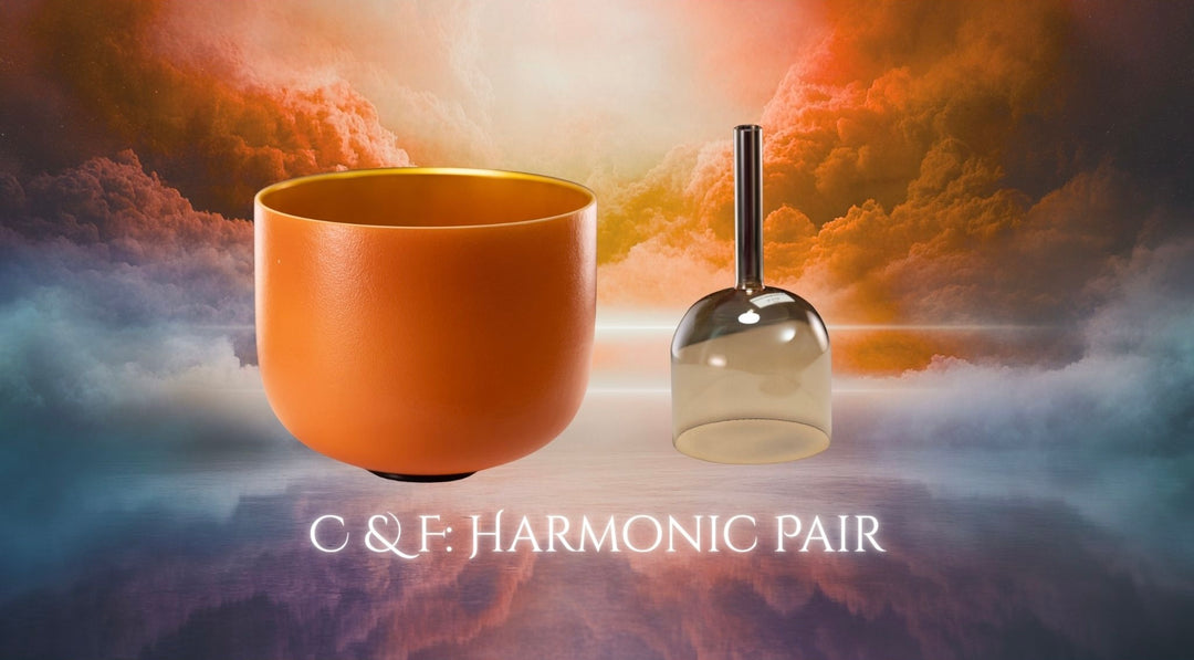 Sunray: Crystal Singing Bowl Pair