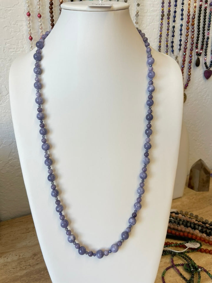 Tanzanite Necklace made by Tara Kaur
