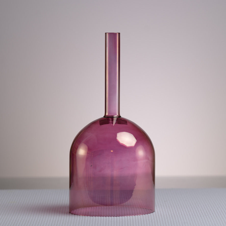 Handheld crystal bowl for therapy