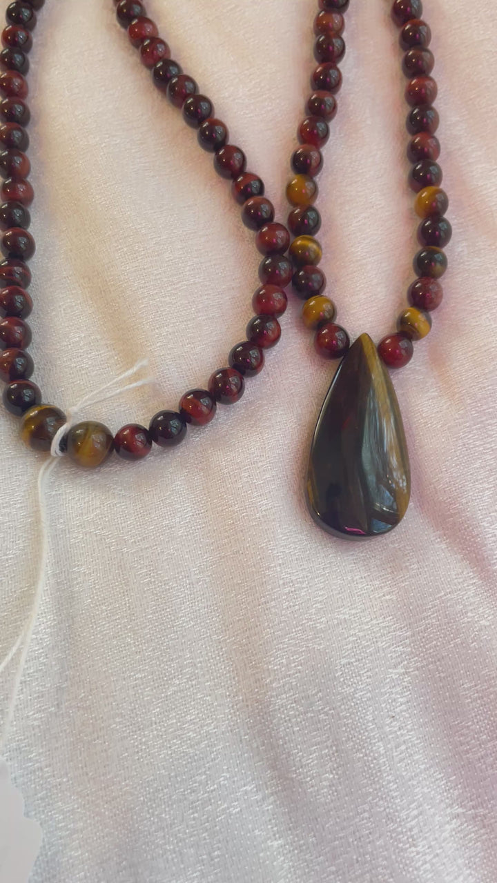 Red Tiger Eye Mala