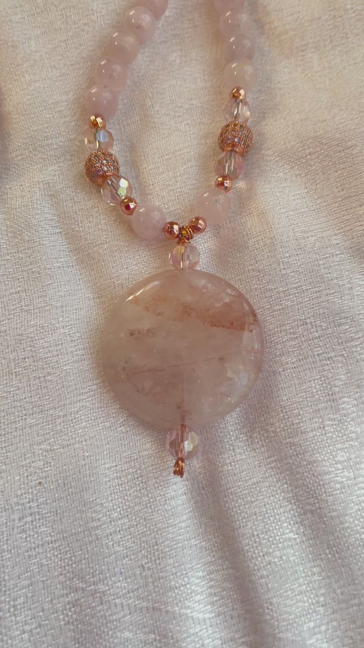 Morganite Mala