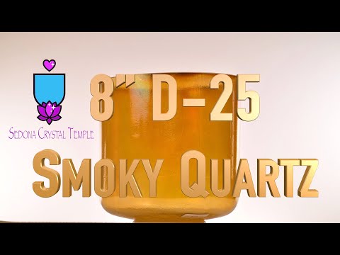 8" D-25 Smoky Quartz