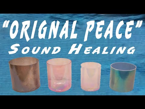 Original Peace Crystal Singing Bowl Set