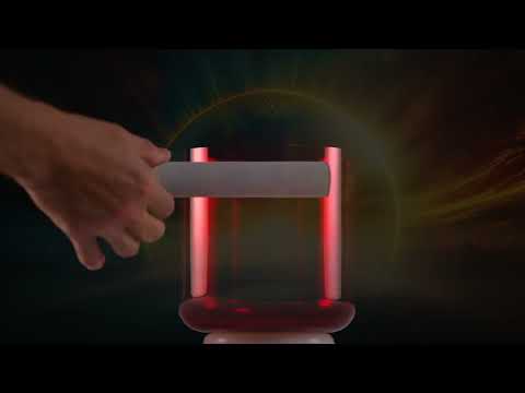 6" F#+8 Ruby Ray Crystal Singing Bowl, Perfect Pitch