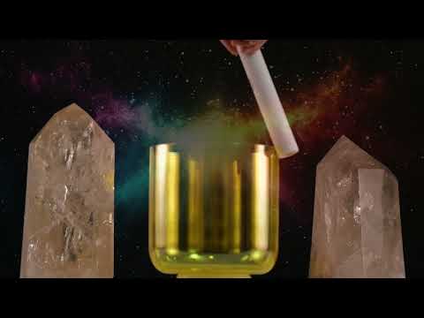 C#+43 Radiant Sun Crystal Singing Bowl