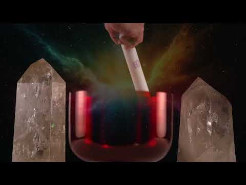 B-45 Ruby Ray Crystal Singing Bowl