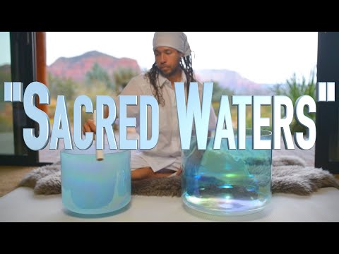 Sacred Waters: Super Grade Crystal Singing Bowl Pair