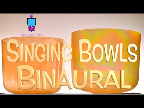 Binaural Crystal Singing Bowls