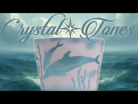 Etched Dolphin Bowl from Bowls of Sound