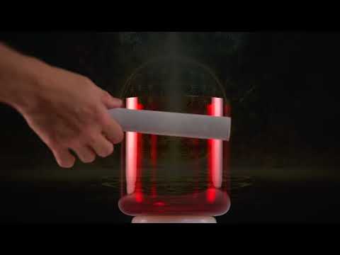 6" G-44 Ruby Ray Crystal Singing Bowl