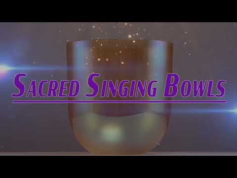 8.5" D-34 Radiant Sun Crystal Singing Bowl