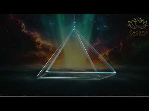 11" Celestial Melody Crystal Singing Pyramid