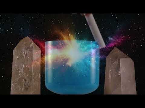 9" F-16 Serenity Sky Crystal Singing Bowl