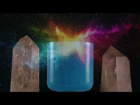 C-28 Serenity Sky Crystal Singing Bowl