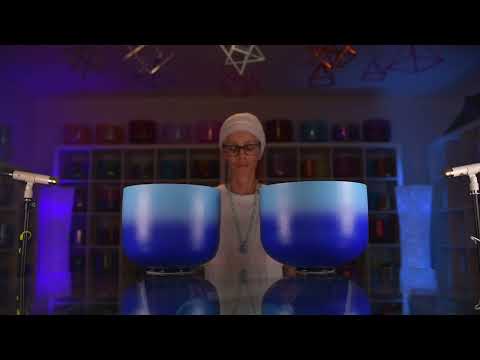 Father Sky Monaural Singing Bowl Pair from Bowls of Sound