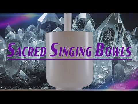 8" D#+16 White Light Quartz Crystal Singing Bowl, Sacred Singing Bowls