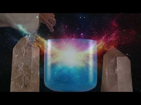 9" G-23 Serenity Sky Crystal Singing Bowl