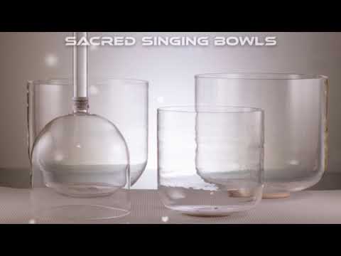 Clear Quartz Singing Bowl Set