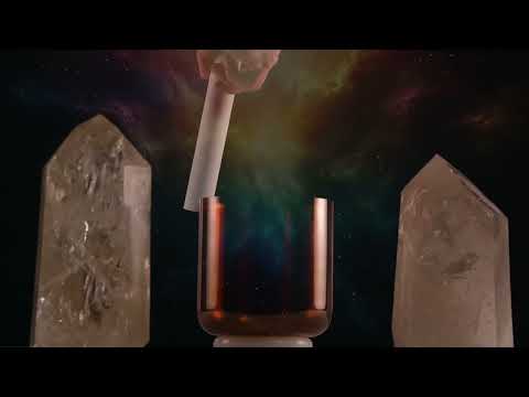 6" D#+34 Sacred Ground Crystal Singing Bowl