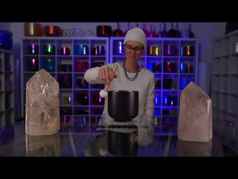 Frosted Night Sky Singing Bowl