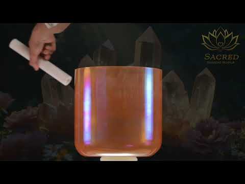 10" A#-10 Sunset Serenade Crystal Singing Bowl