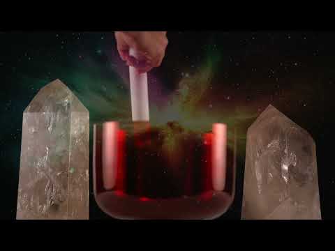 A#+48 Ruby Ray Crystal Singing Bowl