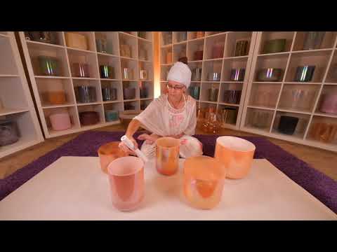 Svadhishthana Crystal Singing Bowl Set