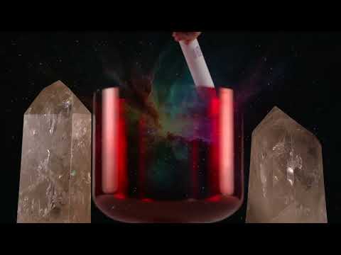 F#-37 Ruby Ray Crystal Singing Bowl