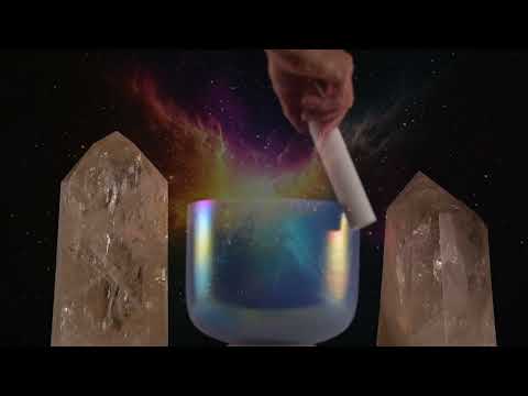 8" F#-36 Father Sky Celestial Frosted Singing Bowl