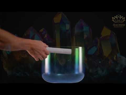 10" A#+27 Sacred Earth Crystal Singing Bowl from Sacred Singing Bowls