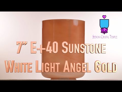 7" E+40 Sunstone White Gold